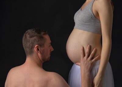 Mum & Bump with Dad.