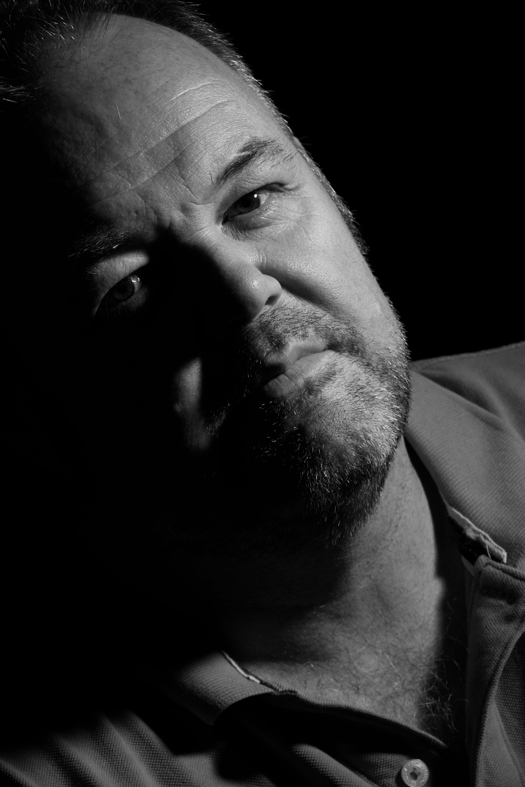 Professional Headshot Portrait B&W taken by Studio 101 Photography Lincoln